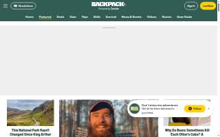 Backpacker's Brew website
