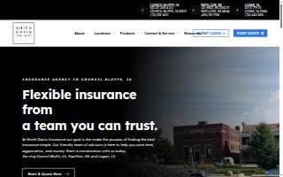 Smith Davis Insurance website