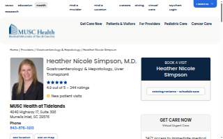 Heather Nicole Simpson, MD website