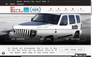 A1 Auto Sales website