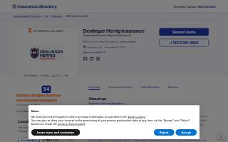 Denlinger Herrig Insurance website