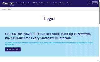 Avantax Planning Partners website