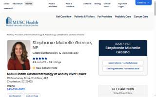 Stephanie Greene, NP website