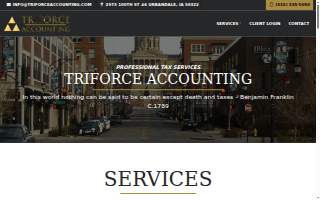 Triforce Accounting website
