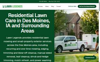 Lawn Legends LLC website