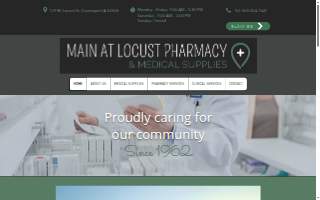 Main at Locust Pharmacy Clinic and Medical Supplies website
