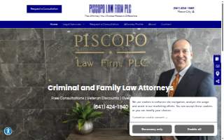 Piscopo Law Firm PLC website