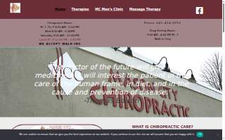 Mason City Chiropractic website