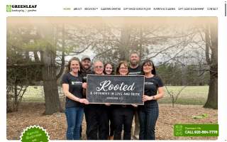Green Leaf Landscaping website