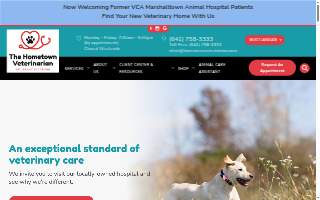 The Hometown Veterinarian website