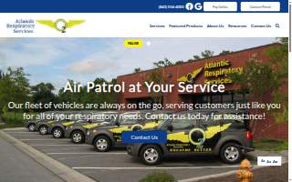 Atlantic Respiratory Services website