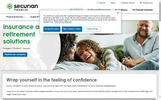 Securian Advisors website