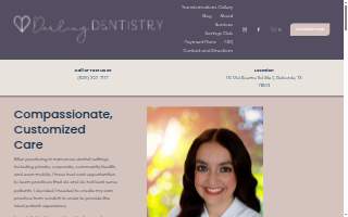 Darling Children's Dentistry website