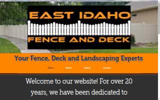 East Idaho Fence and Deck website