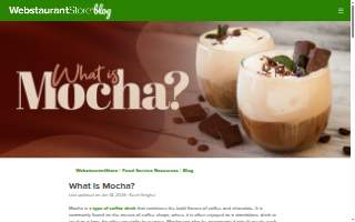 Mocha Madness website