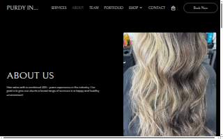 Purdy in pink website