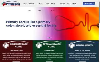 Physicians Care Centers website