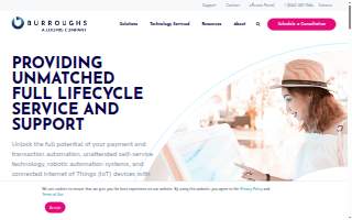 Burroughs Trucking website