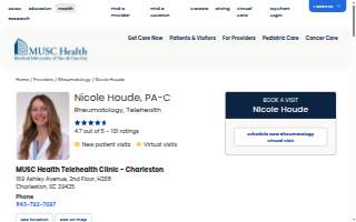 Nicole Houde, PA-C website