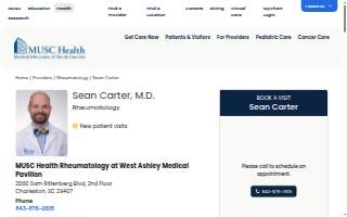 Sean Carter, MD website