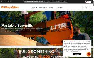 Sawmill Grille & Spirits website