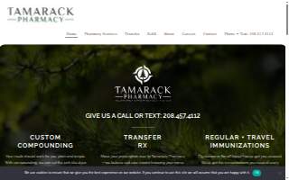Tamarack Pharmacy website