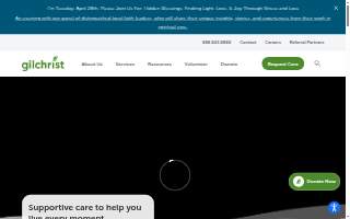 Gilchrist Plumbing & Heating website