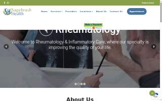 Sagebrush Health - Rheumatology website