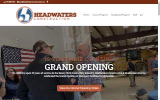 Headwaters Construction Company website