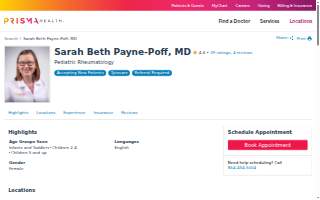 Sarah Beth Payne-Poff, MD website