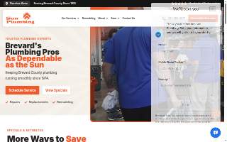 Sun Plumbing website