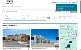 DoubleTree by Hilton Hotel Bloomington website