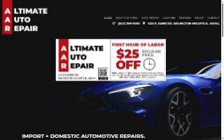 Altimate Auto Repair Inc. website