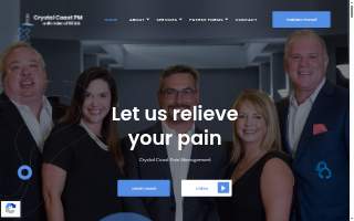 Crystal Coast Pain Management Center website