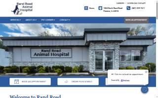 Rand Road Animal Hospital website