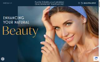 Plastic Surgery of the Carolinas website