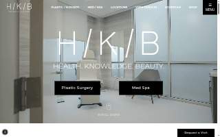 H/K/B Cosmetic Surgery of Mt Pleasant website