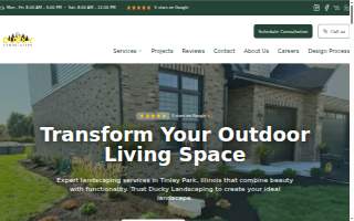 Ducky Landscaping website