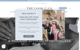 The Look and Co. | Medspa & Modern Skincare Boutique website