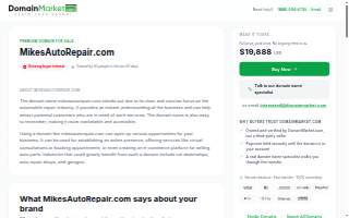 Mike's Auto Repair of Berwyn website