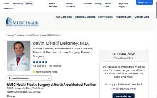 Kevin O'Neill Delaney, MD of North Charleston website
