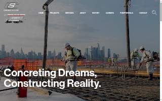 Concrete Contractors website