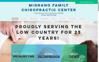 Mignano Family Chiropractic Center website
