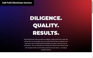 Oak Park Electrician Service website