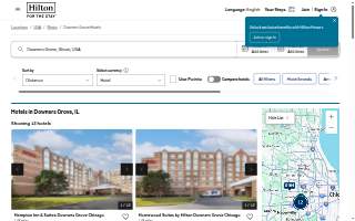 Hampton Inn & Suites Downers Grove Chicago website