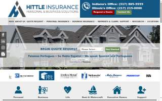Hittle Insurance website