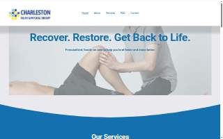 Charleston Injury and Physical Therapy website