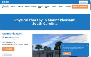 Results Physiotherapy Mount Pleasant, South Carolina website