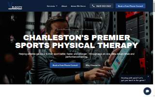 Velocity Sports Physical Therapy website