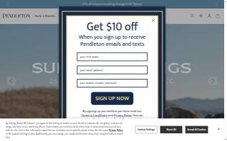 Pendleton Home Services website